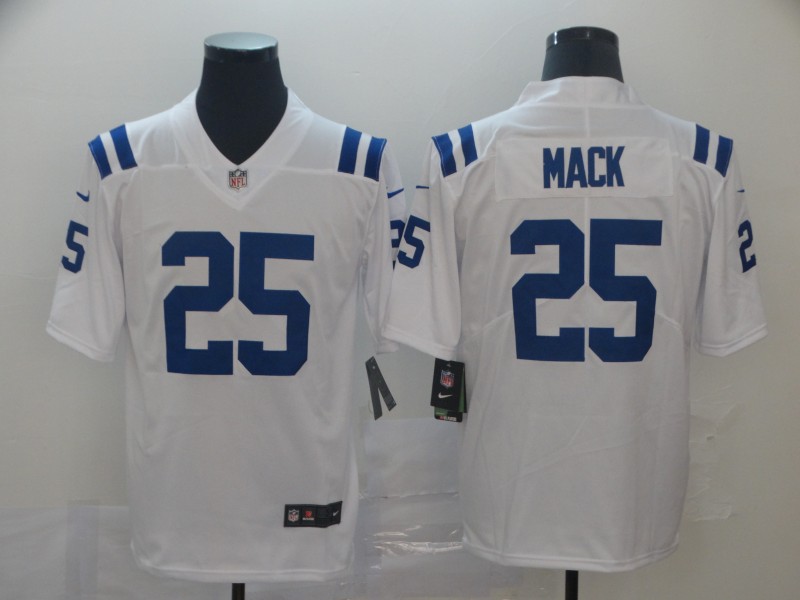 Men's Indianapolis Colts Marlon Mack White Jersey